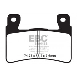 EBC Pastiglie freno Double-H Sintered FA296HH