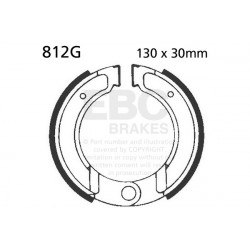 EBC Ganascia del freno scanalata 812G