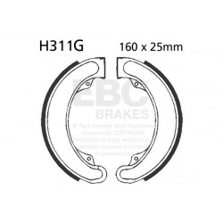 EBC Ganascia del freno scanalata H311G