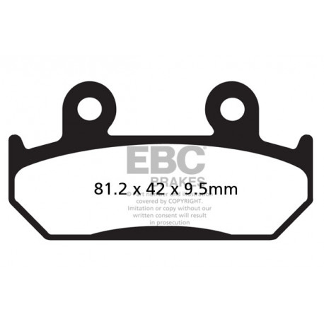 Freni EBC Moto EBC Pastiglie freno Sintered FA203HH | race-shop.it