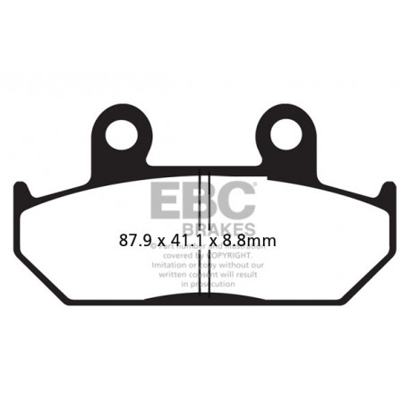 Freni EBC Moto EBC Pastiglie freno Sintered FA124HH | race-shop.it