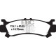 Freni EBC Moto EBC Pastiglie freno Sintered FA069/3HH | race-shop.it