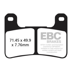 EBC Pastiglie freno Double-H Sintered FA379HH