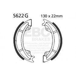 EBC Ganascia del freno scanalata S622G