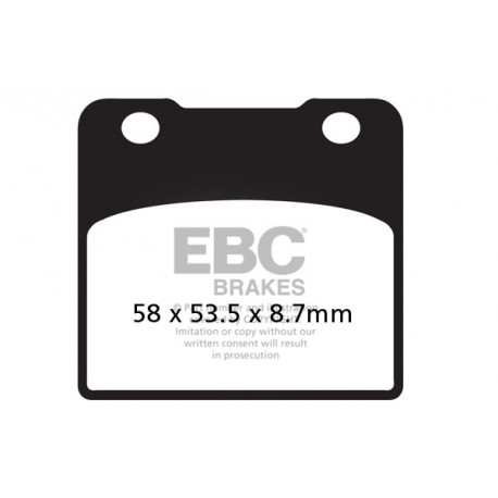 Freni EBC Moto EBC Pastiglie freno Sintered FA103HH | race-shop.it