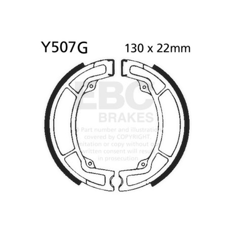 Freni EBC Moto EBC Ganasce freno Grooved Y507G | race-shop.it