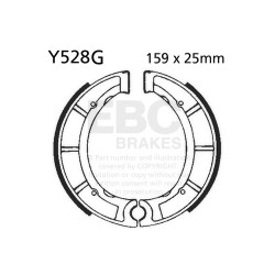 EBC Ganasce freno Grooved Y528G
