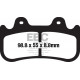 Freni EBC Moto EBC Pastiglie freno Sintered FA649HH | race-shop.it