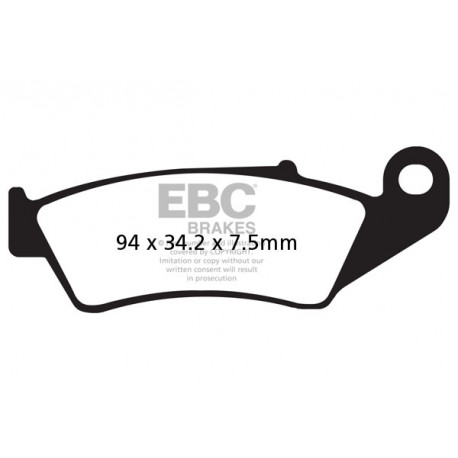 Freni EBC Moto EBC Pastiglie freno MXS MXS185 | race-shop.it