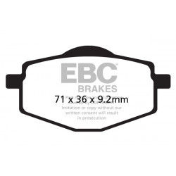 EBC Pastiglie freno MXS MXS101