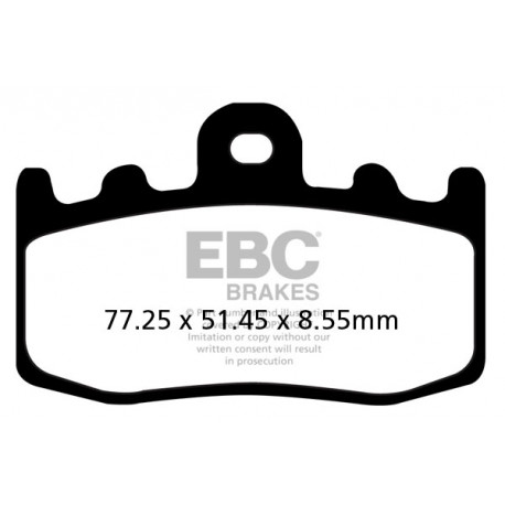 Freni EBC Moto EBC Pastiglie freno EPFA EPFA335HH | race-shop.it