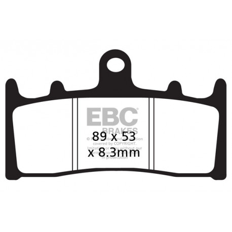 Freni EBC Moto EBC Pastiglie freno EPFA EPFA188HH | race-shop.it