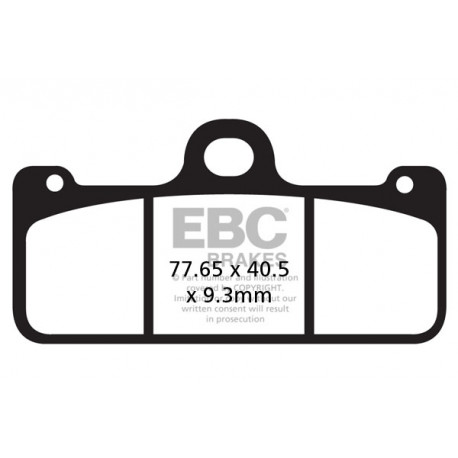 Freni EBC Moto EBC Pastiglie freno EPFA EPFA218HH | race-shop.it