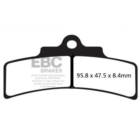 Freni EBC Moto EBC Pastiglie freno GFA GFA276HH | race-shop.it
