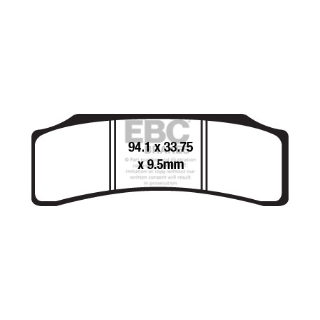 Freni EBC Moto EBC Pastiglie freno GPFA GPFAX673HH | race-shop.it