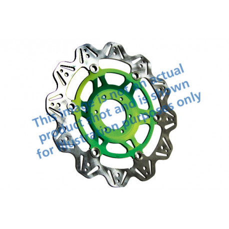 Freni EBC Moto EBC Rotore del freno VR4012GRN | race-shop.it