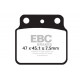 Freni EBC Moto EBC Pastiglie freno Carbon TT FA137TT | race-shop.it