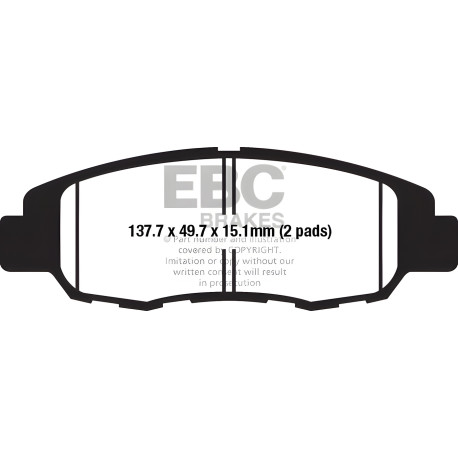 Freni EBC Moto EBC Pastiglie freno Organic FA FA670 | race-shop.it