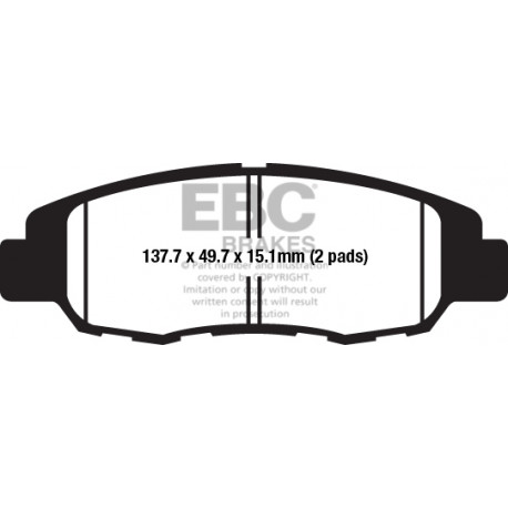 Freni EBC Moto EBC Pastiglie freno Organic FA670 | race-shop.it