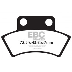 EBC Pastiglie freno Organic FA232TT