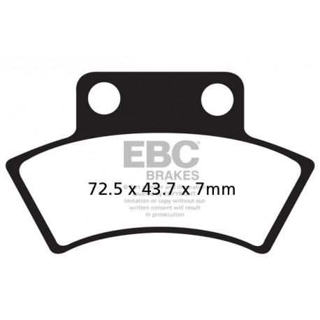 Freni EBC Moto EBC Pastiglie freno Carbon TT FA232TT | race-shop.it