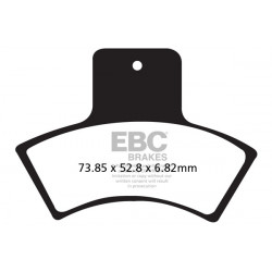 EBC Pastiglie freno Organic FA270TT