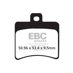 EBC Pastiglie freno Organic SFA298