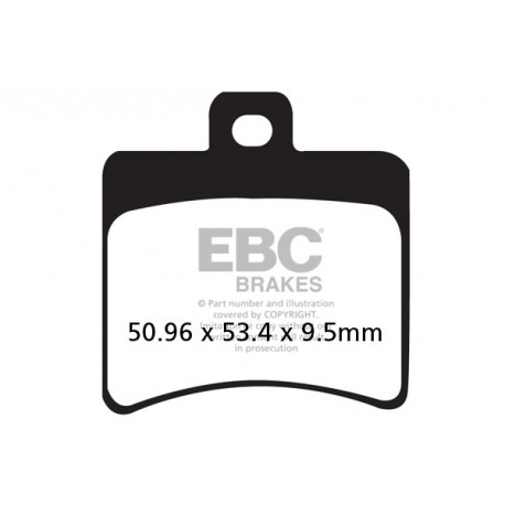 Freni EBC Moto EBC Pastiglie freno Organic SFA298 | race-shop.it
