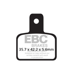 EBC Pastiglie freno Organic FA FA495
