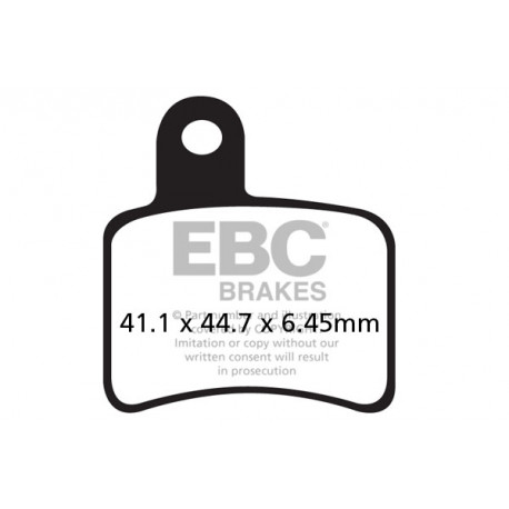 Freni EBC Moto EBC Pastiglie freno Organic FA403 | race-shop.it