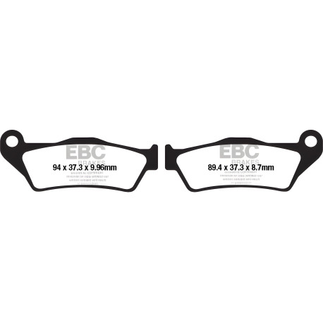 Freni EBC Moto EBC Pastiglie freno Organic FA FA671 | race-shop.it