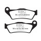 Freni EBC Moto EBC Pastiglie freno Organic FA363 | race-shop.it