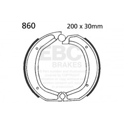 EBC Rear pastiglie freno Organic 805