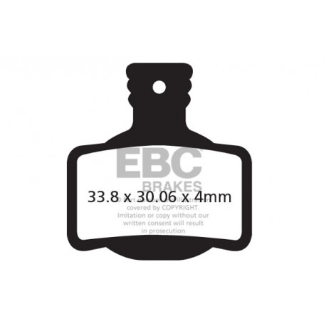 Freni EBC Moto EBC Pastiglie freno Organic CFA619 | race-shop.it