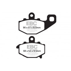 EBC Pastiglie freno Organic FA FA192