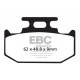 Freni EBC Moto EBC Pastiglie freno Organic FA152TT | race-shop.it