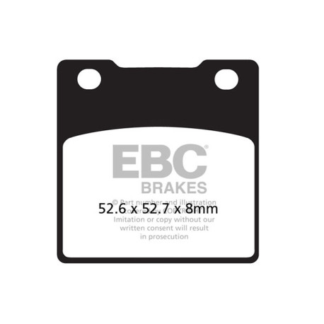 Freni EBC Moto EBC Pastiglie freno Organic FA FA161 | race-shop.it
