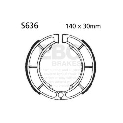 EBC Ganasce freno Plain S636