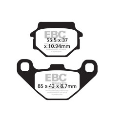 EBC Pastiglie freno Carbon TT FA372TT