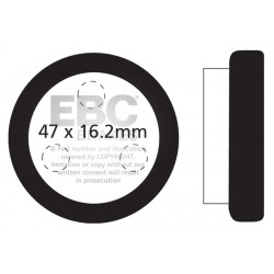 EBC Pastiglie freno Organic FA021