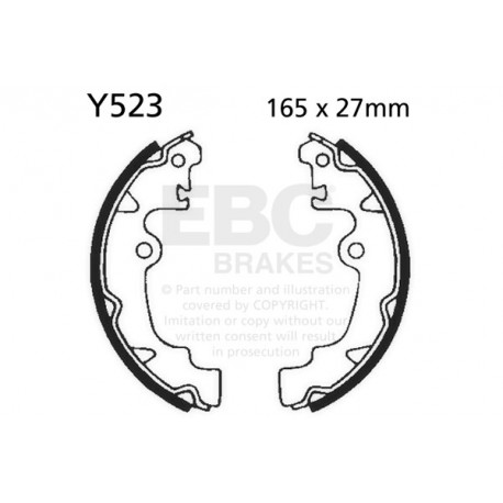 Freni EBC Moto EBC Ganascia Freno Organic Y523 | race-shop.it