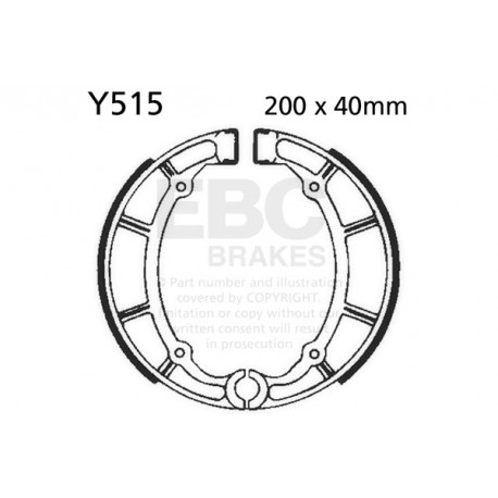 Freni EBC Moto EBC Ganascia Freno Organic Y515 | race-shop.it