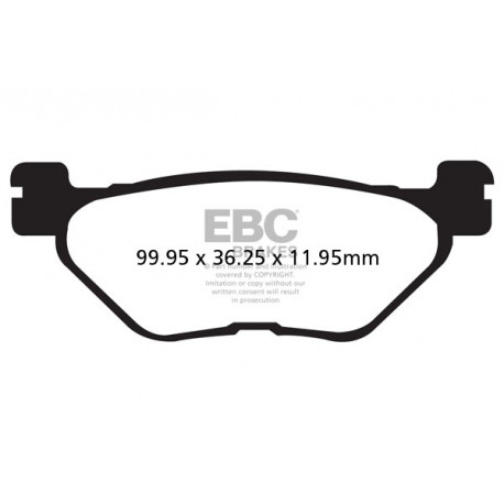 Freni EBC Moto EBC Pastiglie freno Organic SFA319 | race-shop.it