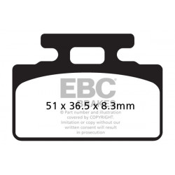 EBC Pastiglie freno Organic FA151