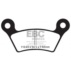 EBC Pastiglie freno Organic FA473