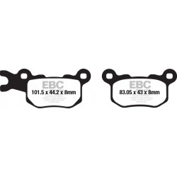 EBC Pastiglie freno Organic FA685TT
