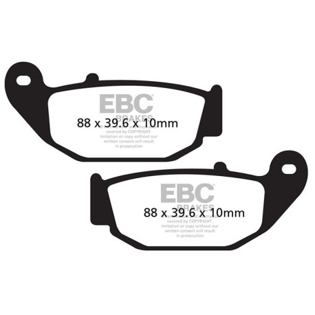 Freni EBC Moto EBC Pastiglie freno Organic FA FA629 | race-shop.it