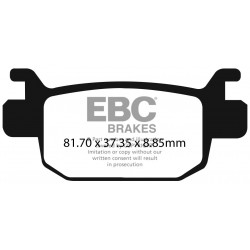 EBC Pastiglie freno Organic FA698