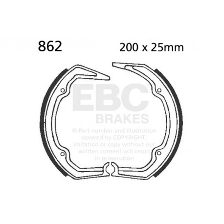 Freni EBC Moto EBC Rear pastiglie freno Organic 805 | race-shop.it