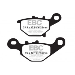 EBC Pastiglie freno Organic FA401TT